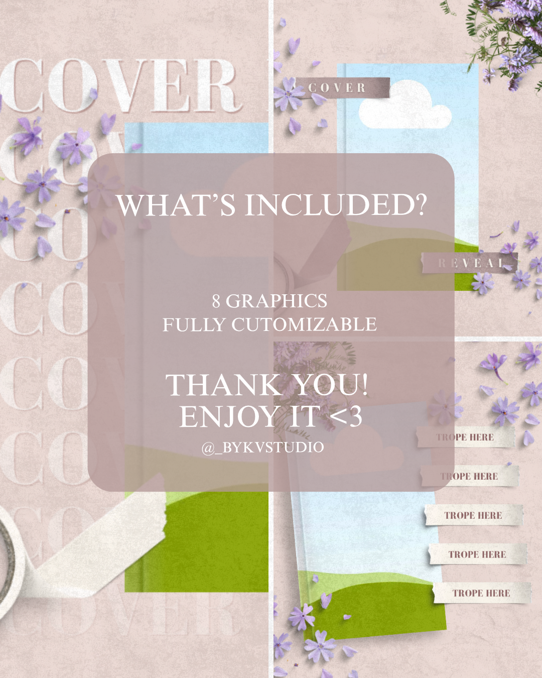 Cover + Trope Reveal  Instagram Template