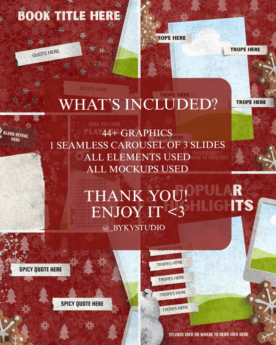 Holiday Romance Instagram Template